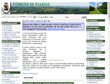 Tablet Screenshot of comune.viarigi.at.it